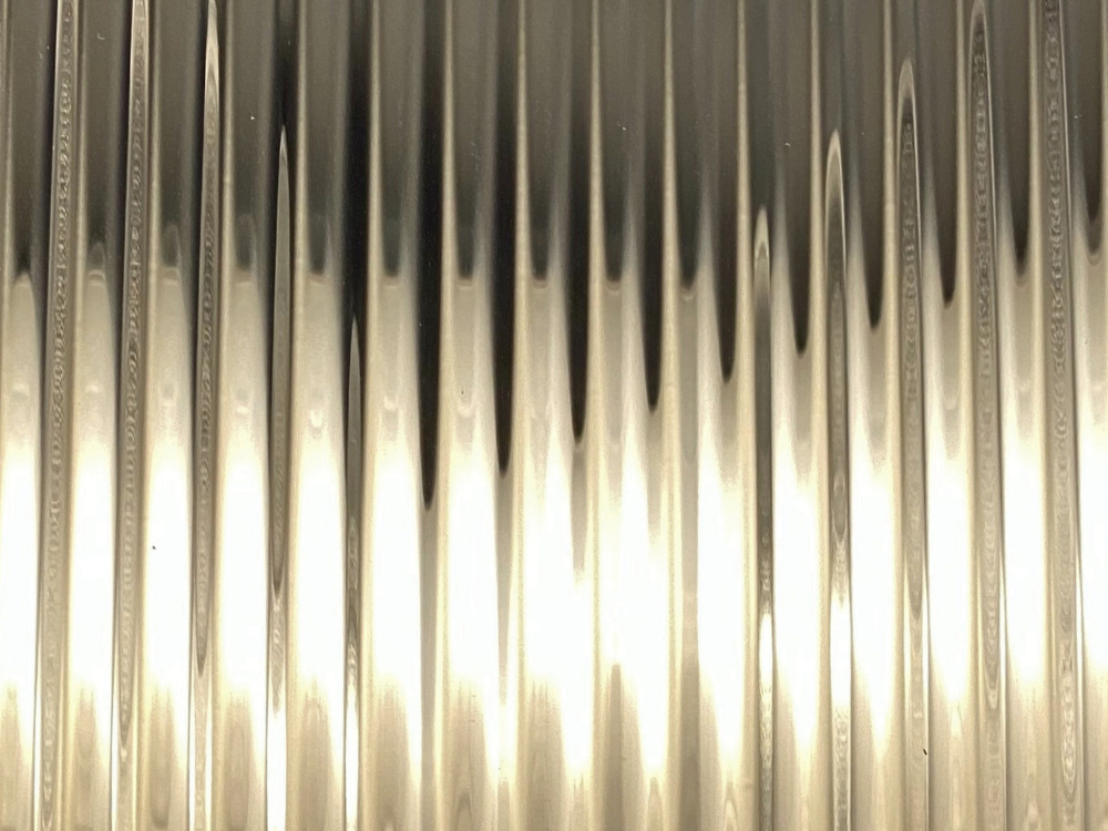 Corinth patroon in RVS met warme gouden PVD Gold-TiN coating