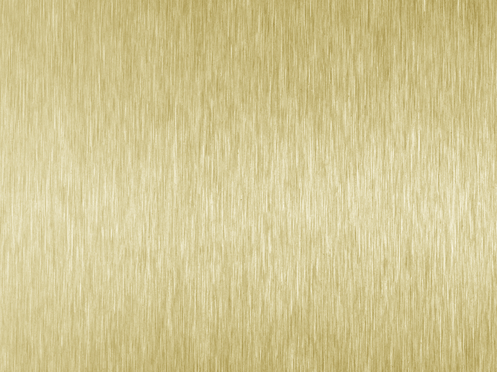 Satin 1 RVS plaat met gouden PVD Gold-TiN coating, fijne satijnen textuur