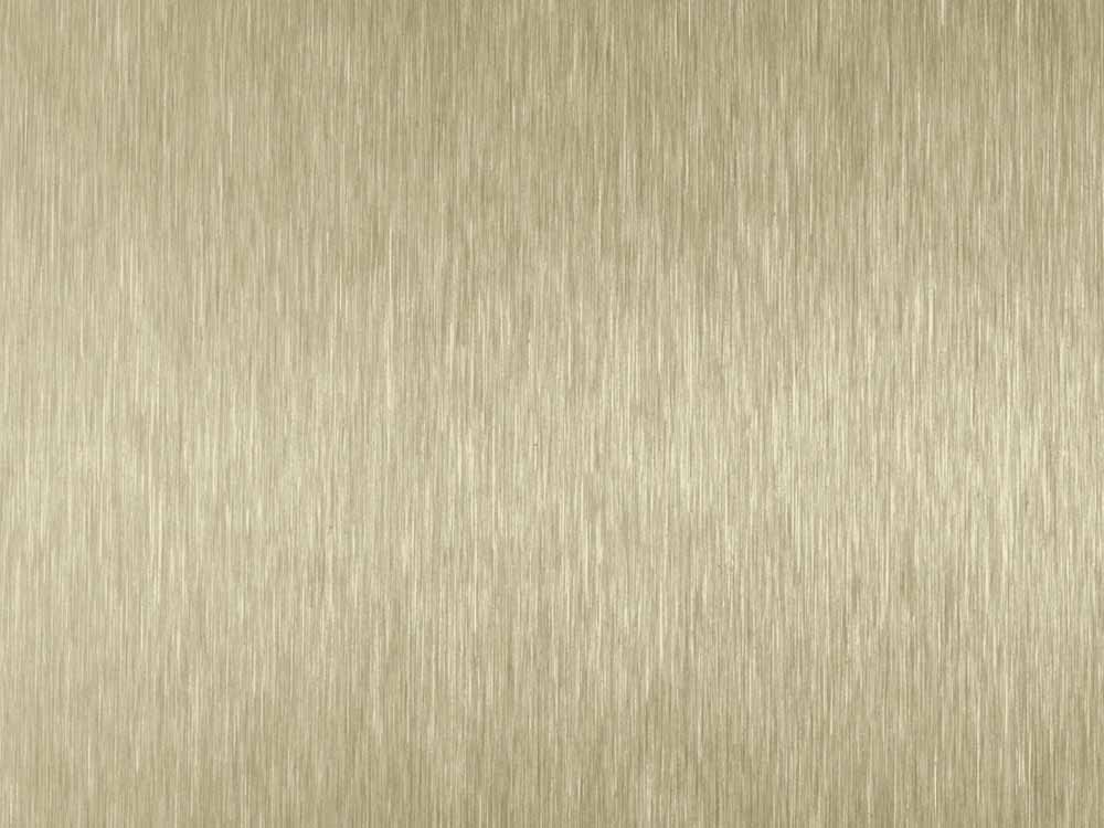 Satin 1 satijn geslepen RVS met zachtgele PVD Champagne-TiN coating